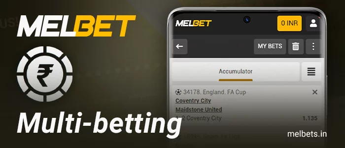 About multi betting in Melbet app