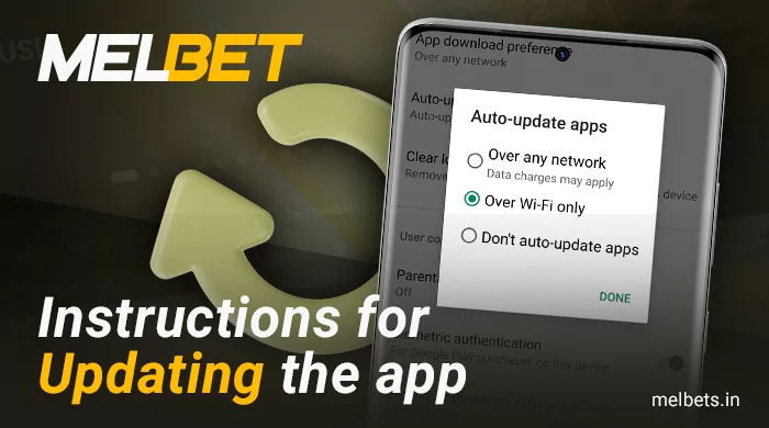 How to update Melbet apps - instructions