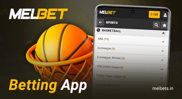 Use Melbet apps for basketball betting