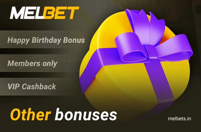 Other Melbet bonuses