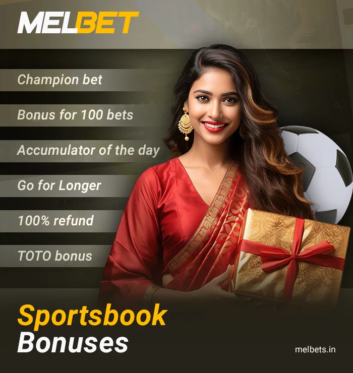 List of bonuses for sports betting at Melbet