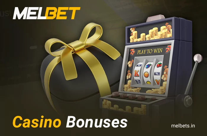Bonuses for playing casino games on Melbet site