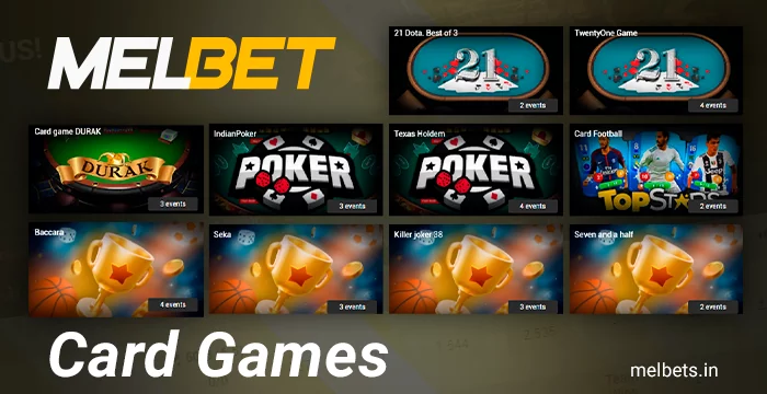 Betting on esports card games at Melbet