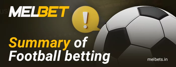 Melbet soccer betting conclusions
