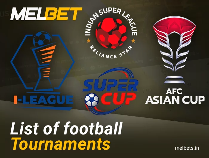 All soccer tournaments for betting at Melbet