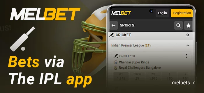 Melbet app for betting on IPL 2024