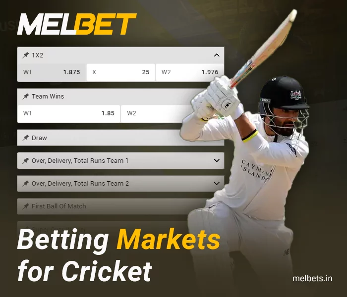Affordable IPL betting market at Melbet