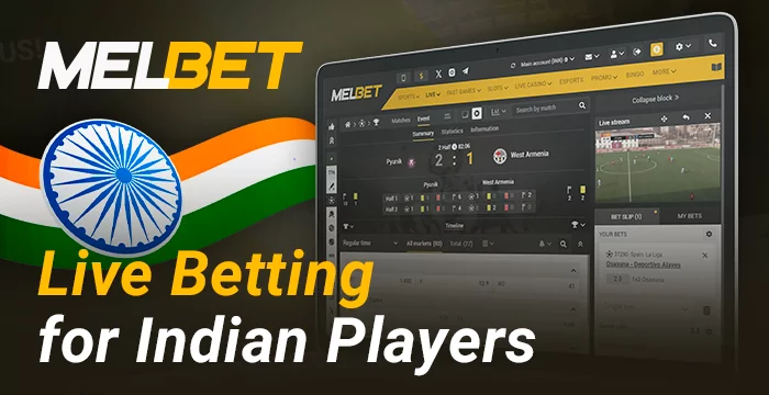 Live betting on Melbet India