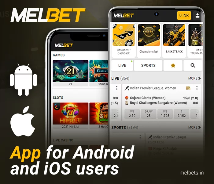 Melbet app for ios and android