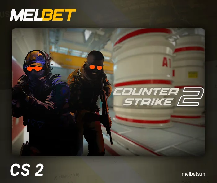 Available bets on Counter Strike 2 matches at Melbet