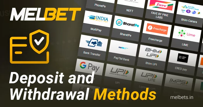 Payment Methods in India for Melbet