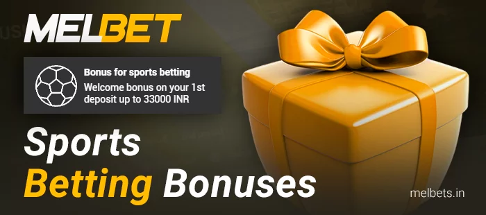 Bonus for sports betting on Melbet website