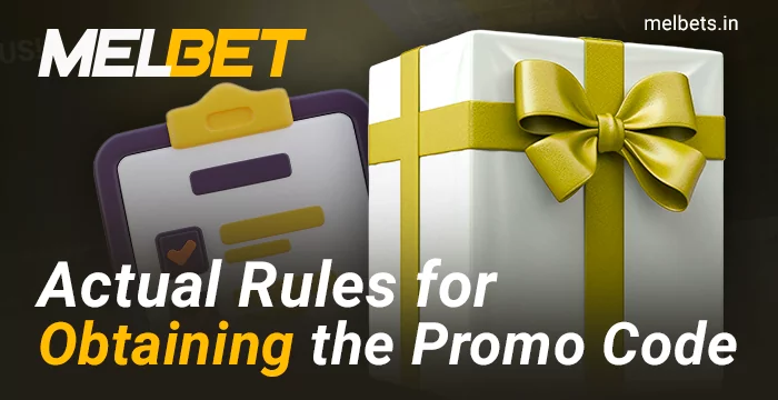 Promo code rules for Melbet players