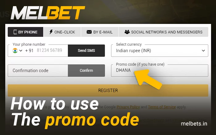 Ways to activate a promo code on Melbet website