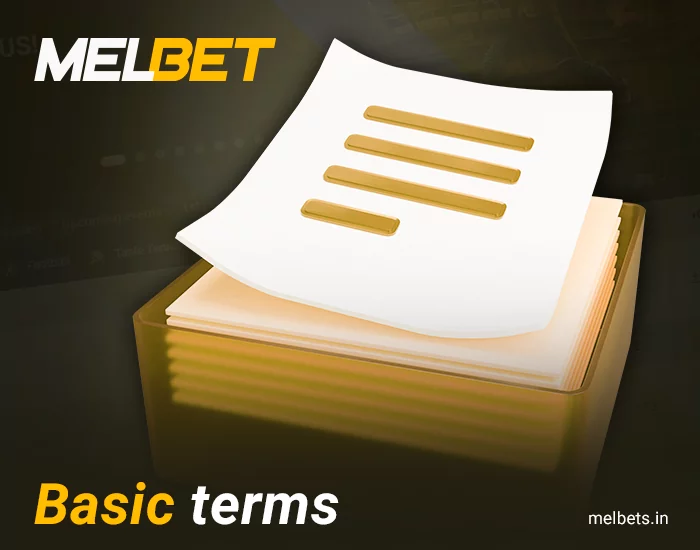General information about the terms of the bookmaker Melbet