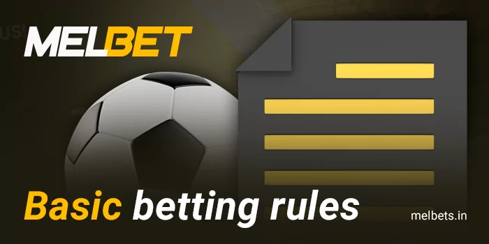 Terms and conditions for sports betting at Melbet