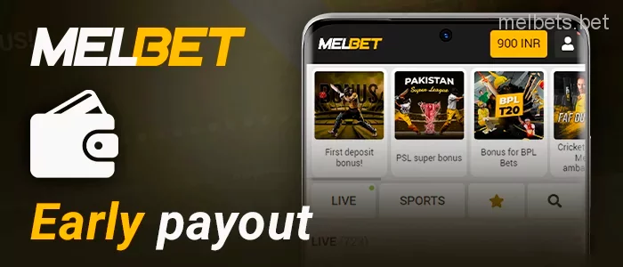 Early payout at Mostbet