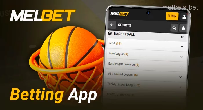 Use Melbet apps for basketball betting
