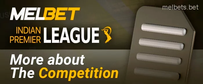 IPL tournament information for Melbet players