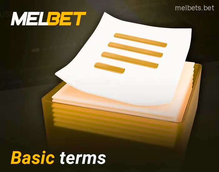 General information about the terms of the bookmaker Melbet