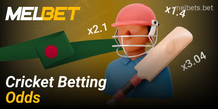 Cricket betting odds at Melbet Bangladesh
