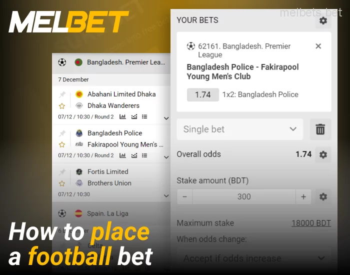 How to bet on soccer Melbet - online betting guide