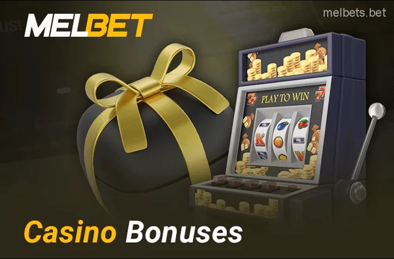 Bonuses for playing casino games on Melbet site
