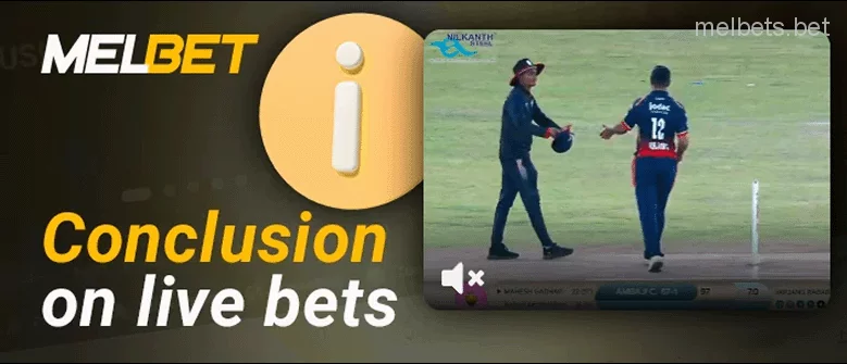 Conclusion about live betting at Melbet