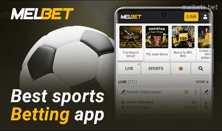 Use the Melbet app for online sports betting