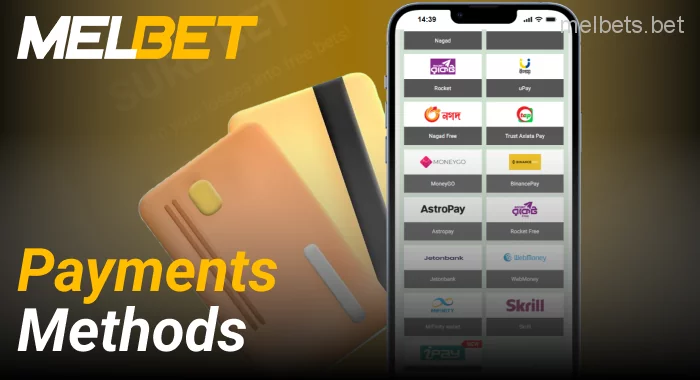Deposit and Withdrawal Methods in Melbet App